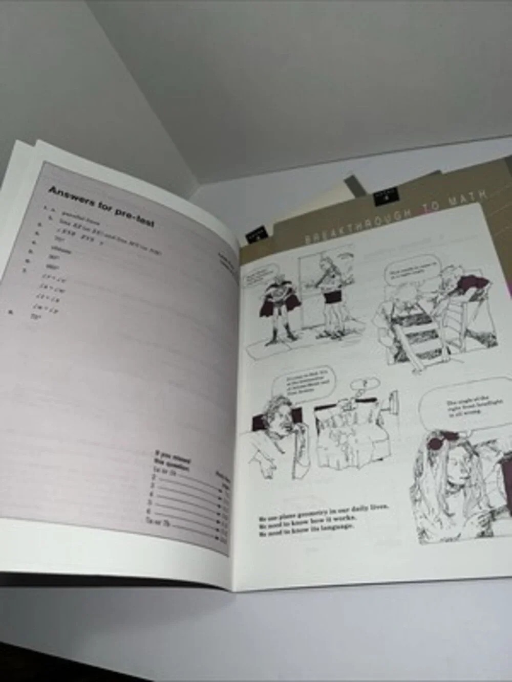 Breakthrough To Math Level 4 Set With Workbook (drawn On Back)